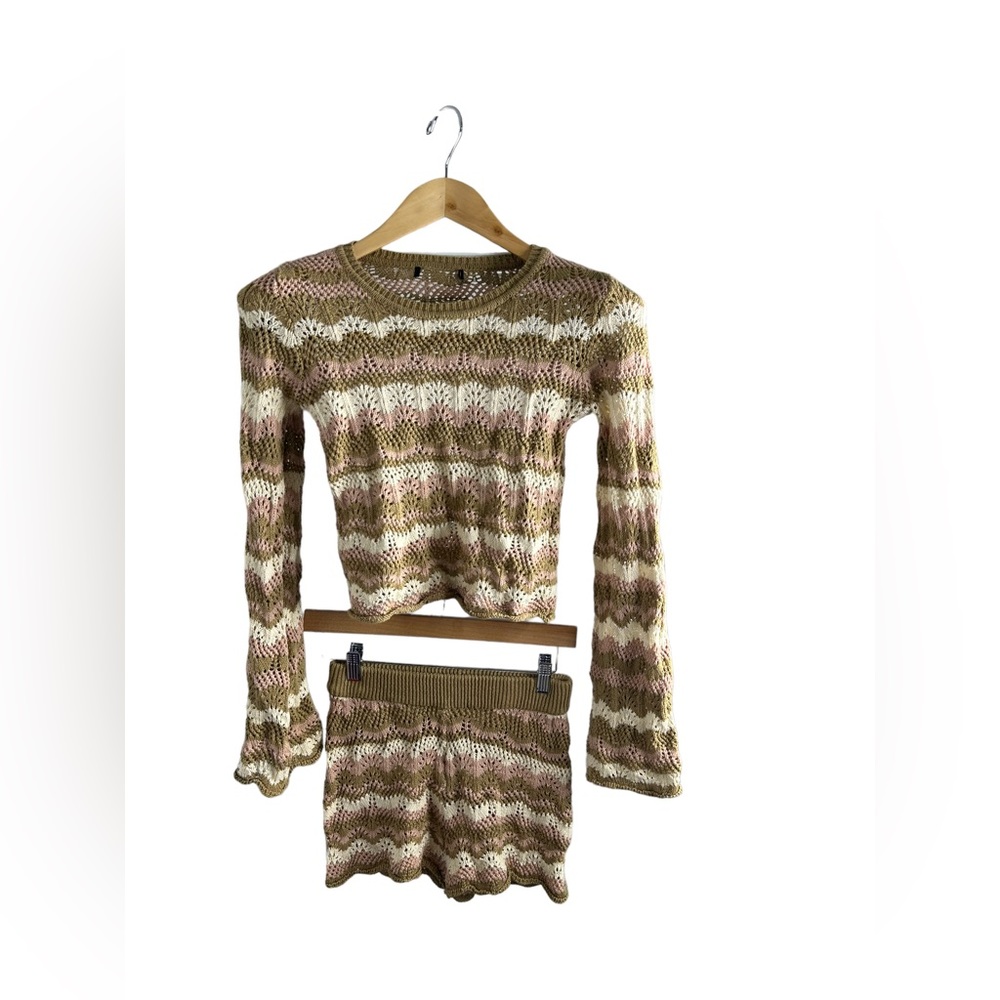 Ladies 2pc small knit set 🧶